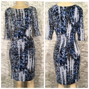 CARMEN MAC VALVO STRETCH SHEATH DRESS